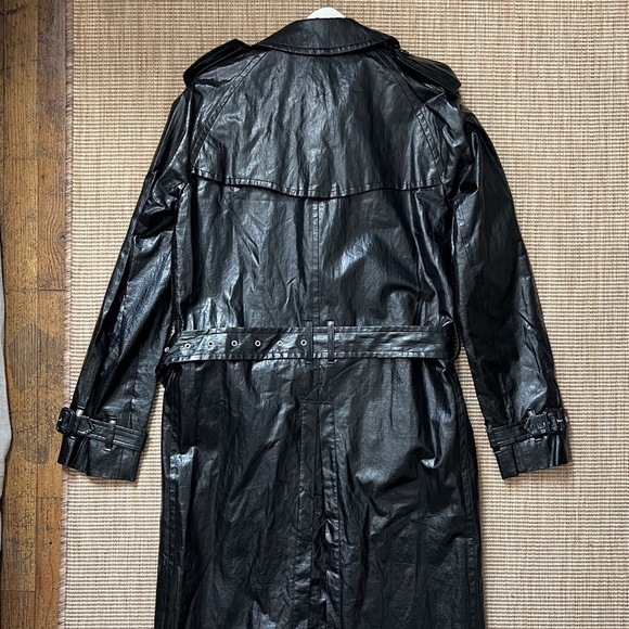 Saint Laurent black oversized trench coat with original dust bag - Picture 9 of 14